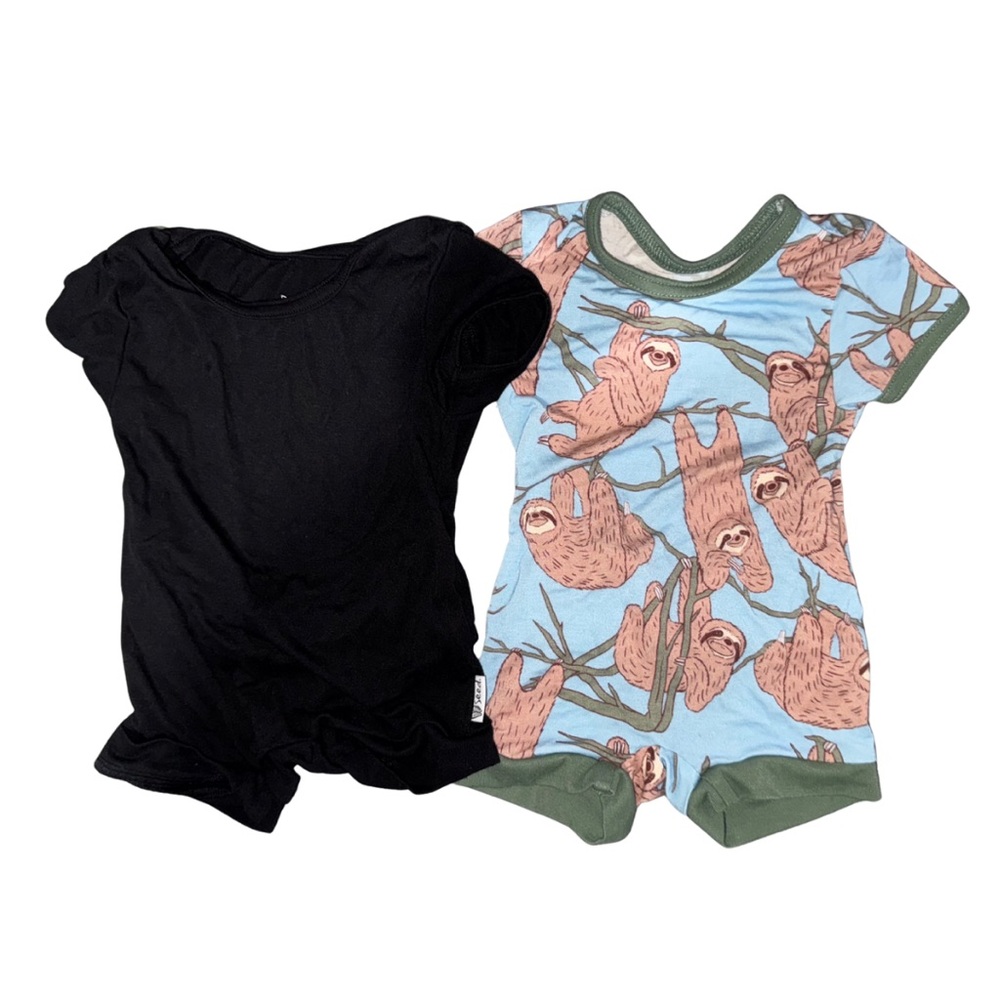 Simple Seed Baby Shorty Romper Bundle 0-3 m